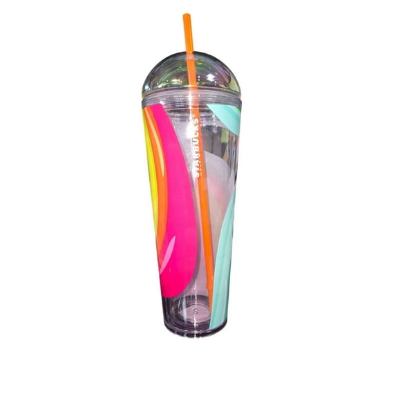 Starbucks 2025 Summer Collection 24oz Cold Cup with Lid and Straw - Limited NWT
