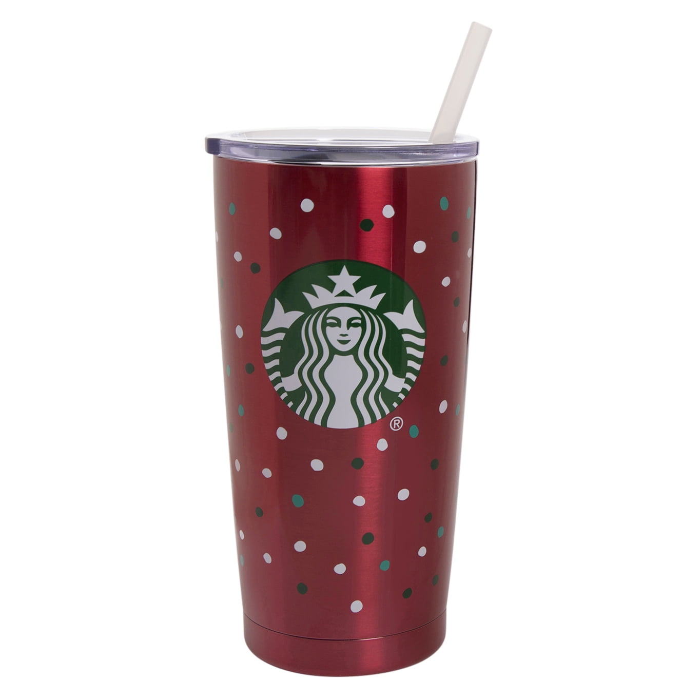 Starbucks Travel Tumbler Cup Matte Metal Stainless Steel Red Copper With  Straw Rare HTF 