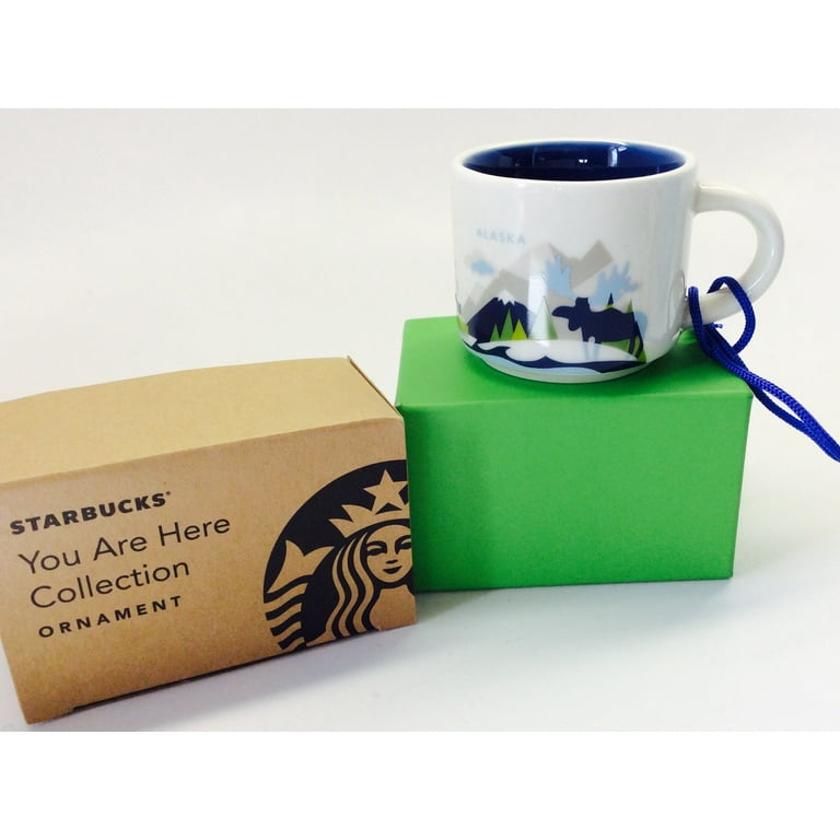 Starbucks Alaska You Are Here Ornament Rare 2oz Cup
