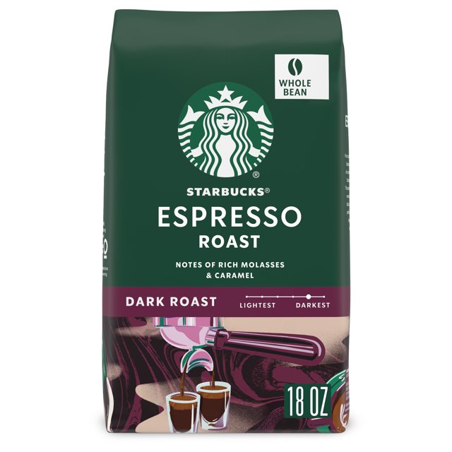 Starbucks Arabica Beans Espresso Roast, Dark Roast, Whole Bean Coffee
