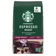 Starbucks Arabica Coffee Beans Espresso Roast, Dark Roast, Whole Bean Coffee, 18 oz