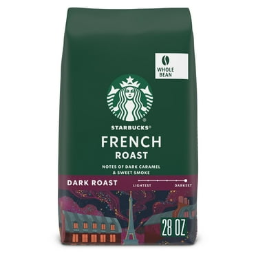 Starbucks Arabica Coffee Beans French Blend, Dark Roast, Whole Bean Coffee, 28 oz