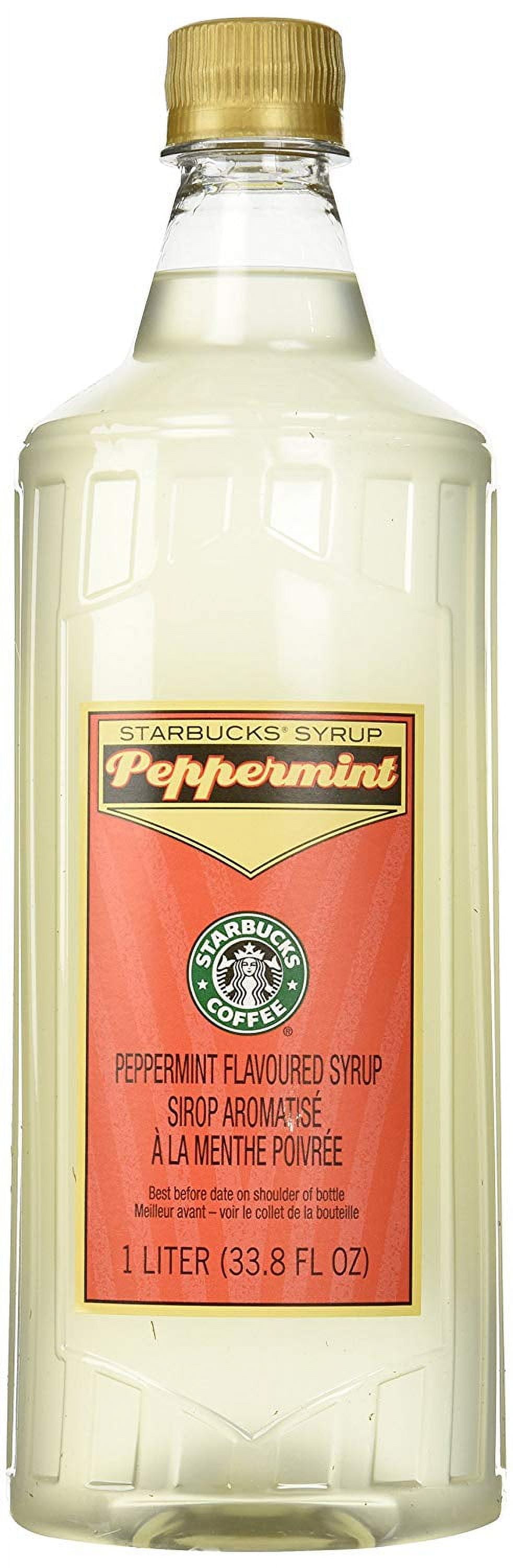Starbucks Authentic Flavoring Syrup for Coffee and Tea, (Peppermint, 1