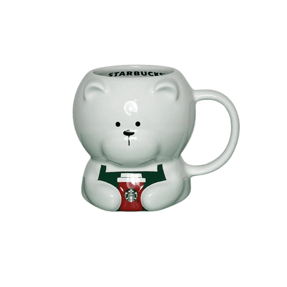 Starbucks Bearista Shaped 12oz Ceramic Coffee Mug