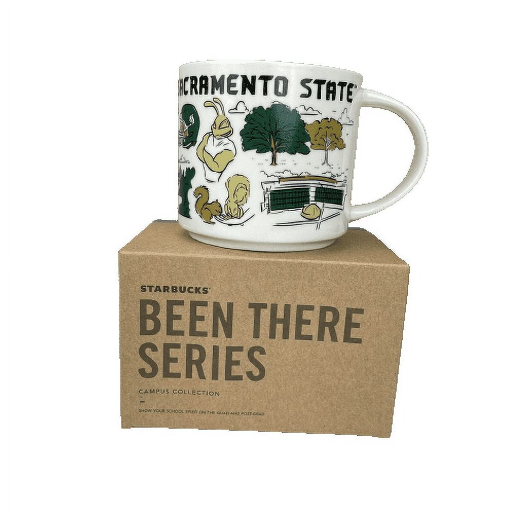 Starbucks Been There Series Campus Collection University of Georgia Ceramic  Coffee Mug, 14 Oz (White/Red)