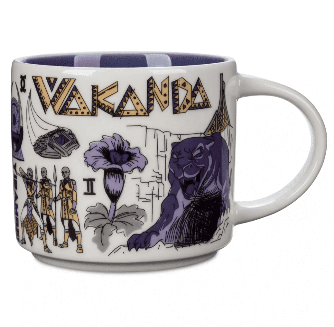Starbucks Been There Series 14 oz Wakanda Marvel Black Panther Ceramic Mug