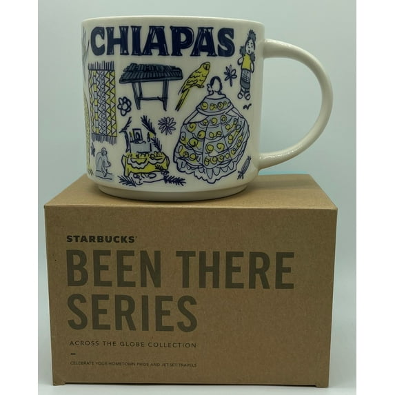 Starbucks Been There Series Chiapas Mexico Ceramic Coffee Mug New with Box