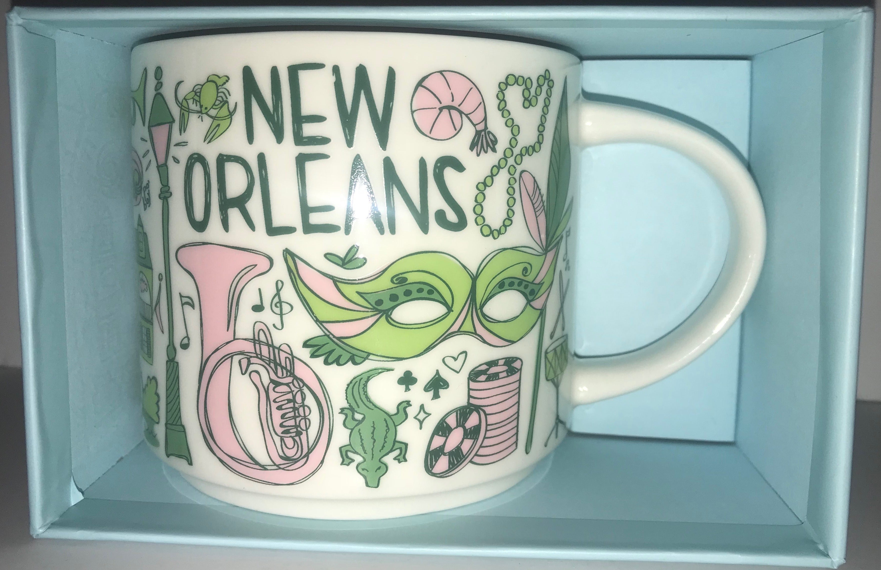 Starbucks New Orleans Ceramic Coffee Mug Been There Series Cup:  Coffee Cups & Mugs