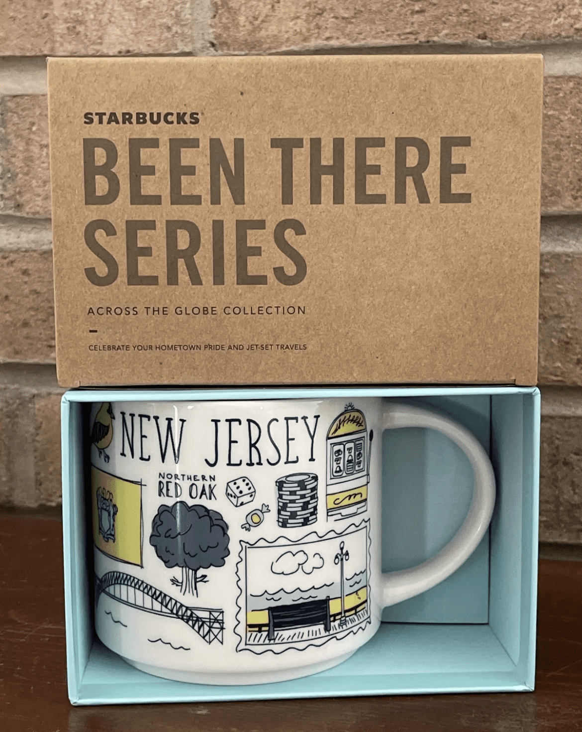 Starbucks Been There Series New Jersey Ceramic Mug, 14 Oz