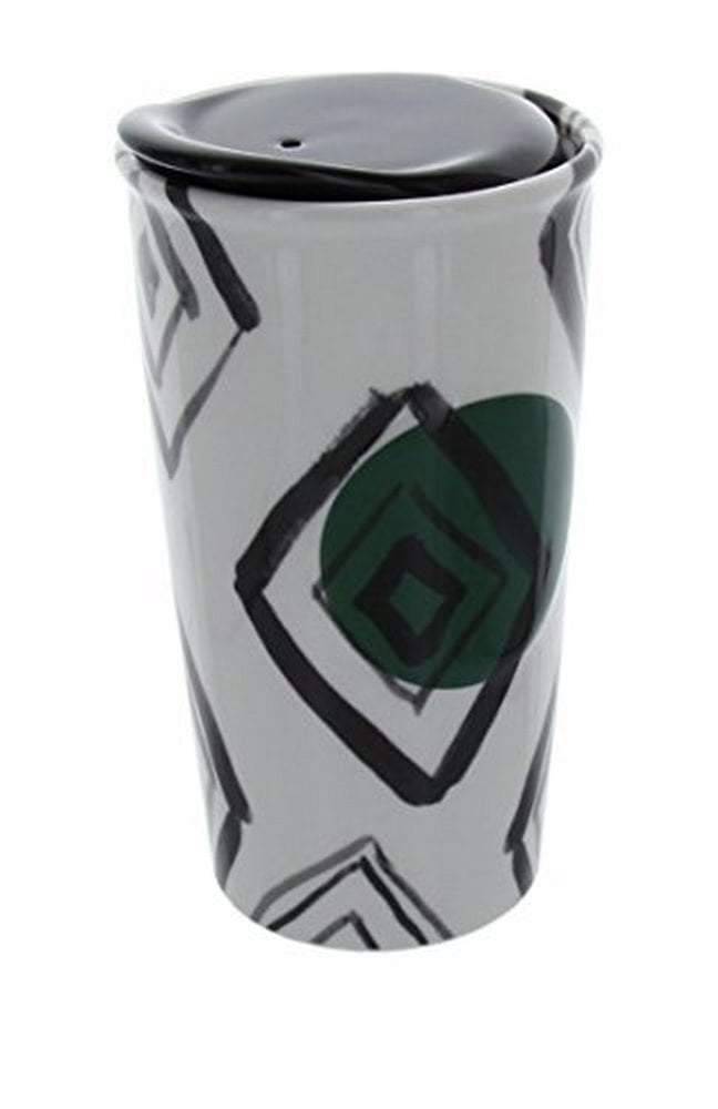 Starbucks Black Diamond Paint Double Wall Ceramic Tumbler, 12 Fl Oz (11045411)