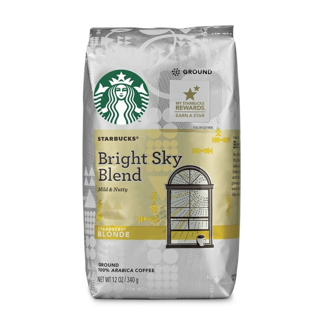 Starbucks Blonde Roast Ground Coffee — Bright Sky — 100% Arabica — 1 bag (12 oz.)