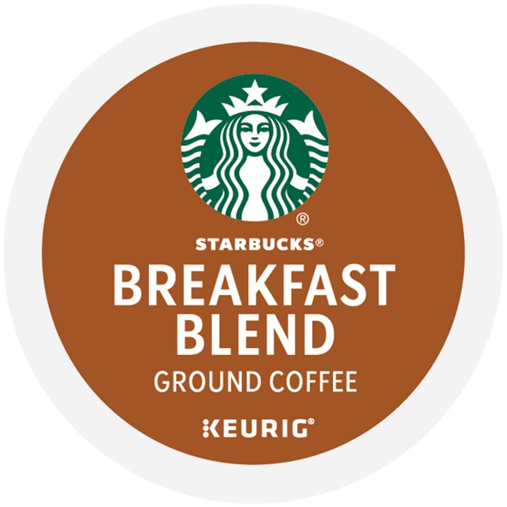 Starbucks Breakfast Blend Coffee - Medium Roast K-Cup Box