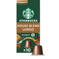 thumbnail image 1 of Starbucks by Nespresso Original Line, House Blend, Medium Roast Nespresso Pods, 10 Count, 1 of 9