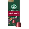 thumbnail image 1 of Starbucks by Nespresso Original Line, Sumatra, Dark Roast Nespresso Pods, 10 Count, 1 of 9