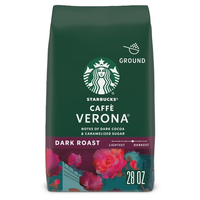 Starbucks, Caffè Verona, Dark Roast Ground Coffee, 28 oz