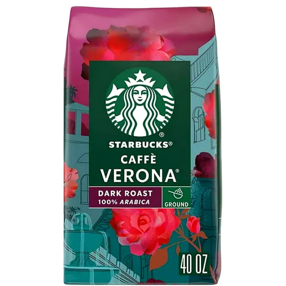 Starbucks Caffe Verona Ground Coffee, Dark Roast (40 Oz.)
