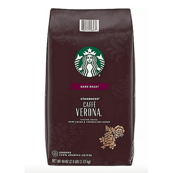 Starbucks Caffe Verona Ground Coffee, Dark Roast (40 oz.)