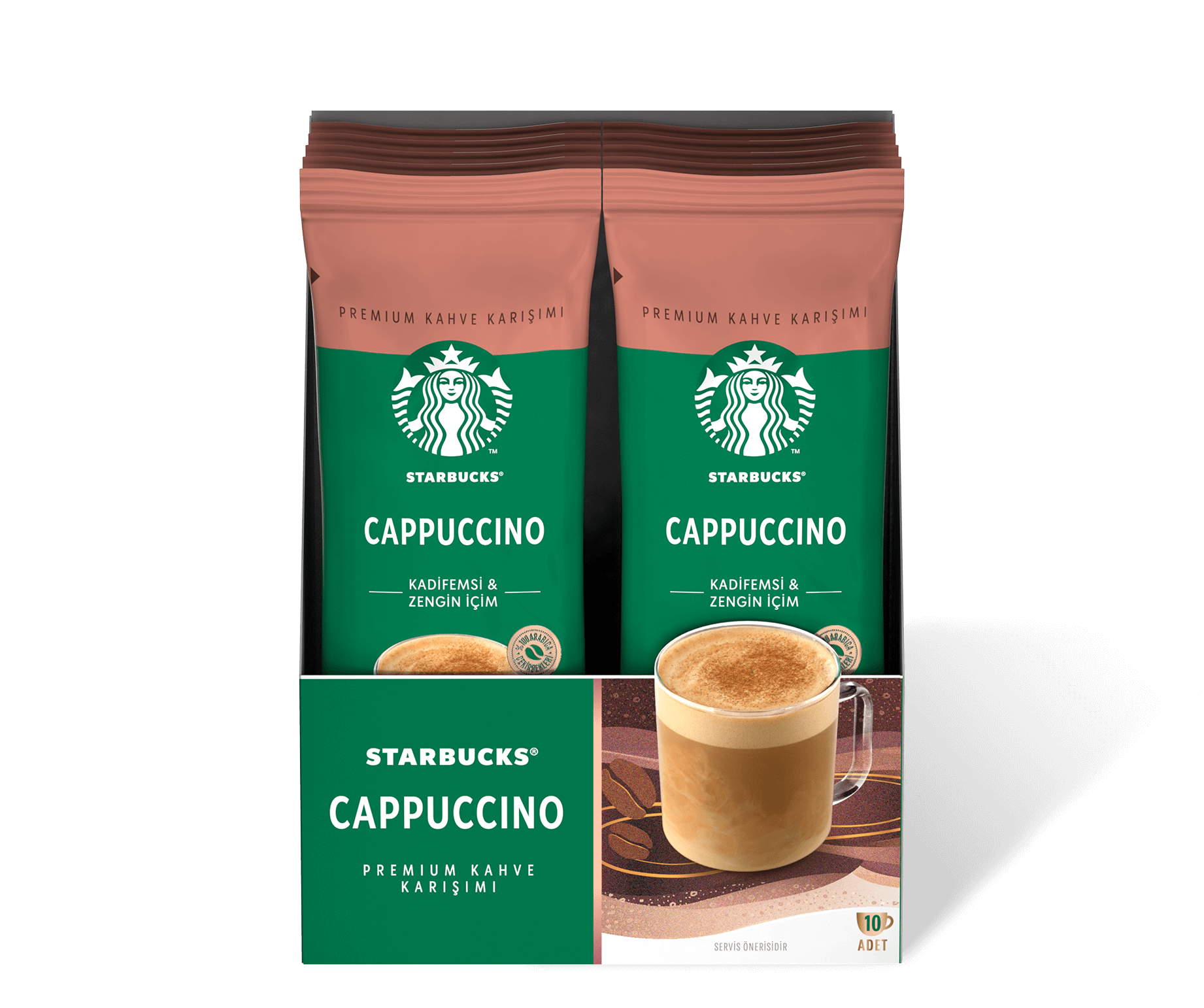 thumbnail image 1 of Starbucks Cappuccino Premium Coffee Mix 10 pcs 14 G, 1 of 6