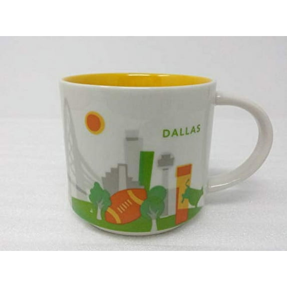 Starbucks Ceramic Mugs Starbucks You Are Here Collection 14 oz Coffee Mug Dallas