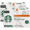 thumbnail image 1 of Starbucks Coffee K-Cup Pods With Caffeine Naturally Found In Coffee Extracts, 10 Ct K-Cup Pods Per Box (Medium Roast) (Pack Of 2), 1 of 3