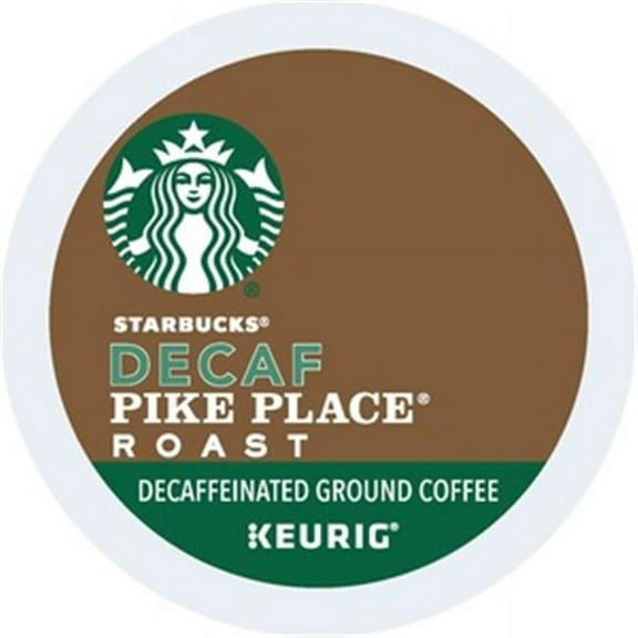 Starbucks Coffee K-Cups, Pike Place Roast, Decaf, 24 Pack