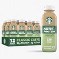 thumbnail image 1 of Starbucks Coffee & Protein, Classic Caffe, 12 fl oz Bottles, (12 pack) High Protein Iced Coffee​, 1 of 7