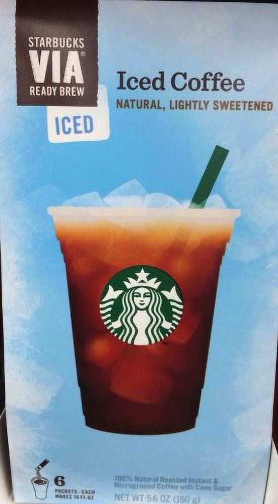 Starbucks Coffee Via Instant Coffee, Iced,6 PacketsEach