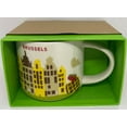 thumbnail image 1 of Starbucks Coffee You Are Here Brussels Belgium Ceramic Coffee Mug New, 1 of 3