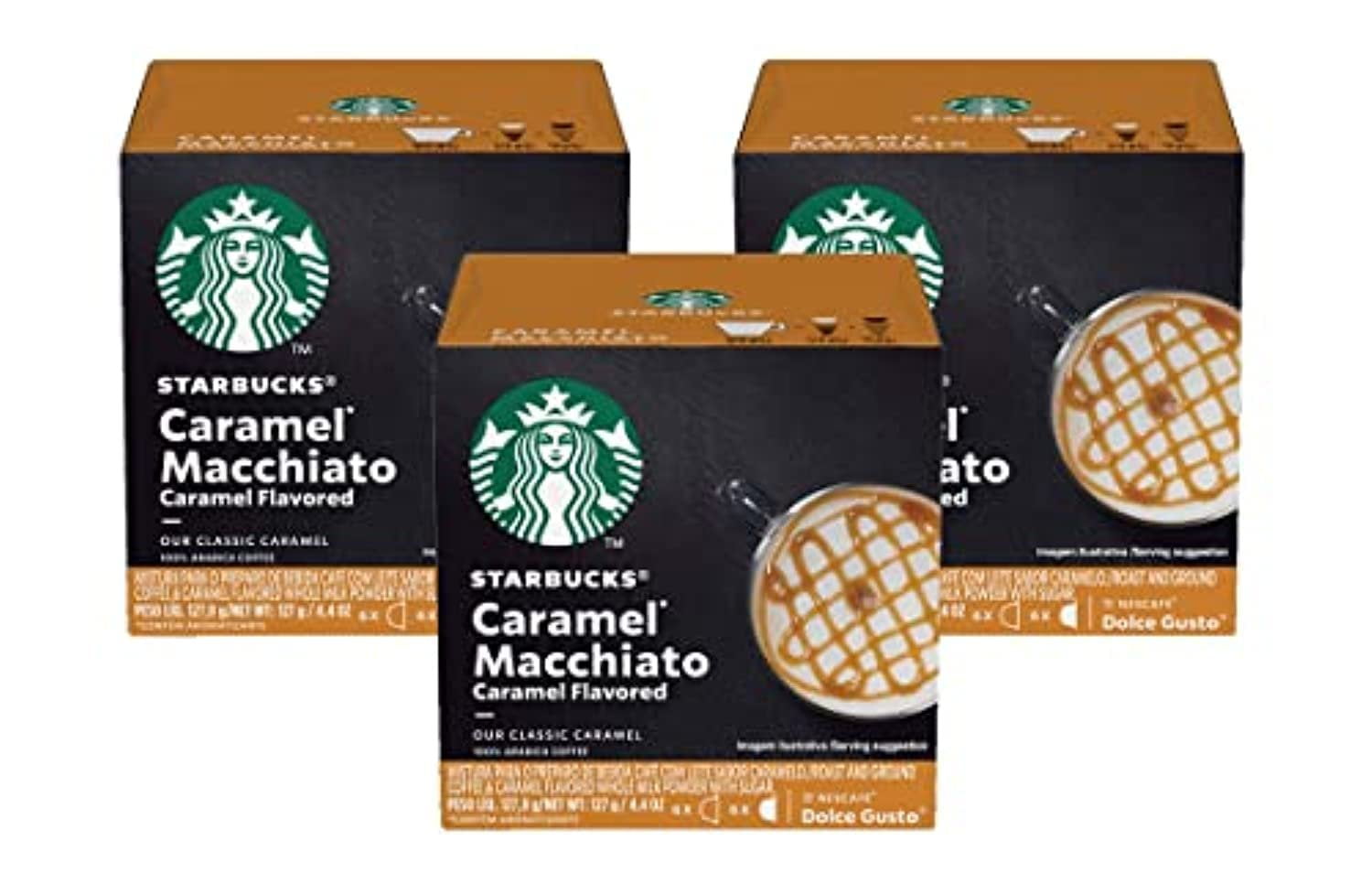 Starbucks by Nescafé Dolce Gusto Latte Macchiato Coffee x12 Pods, 6 Drinks