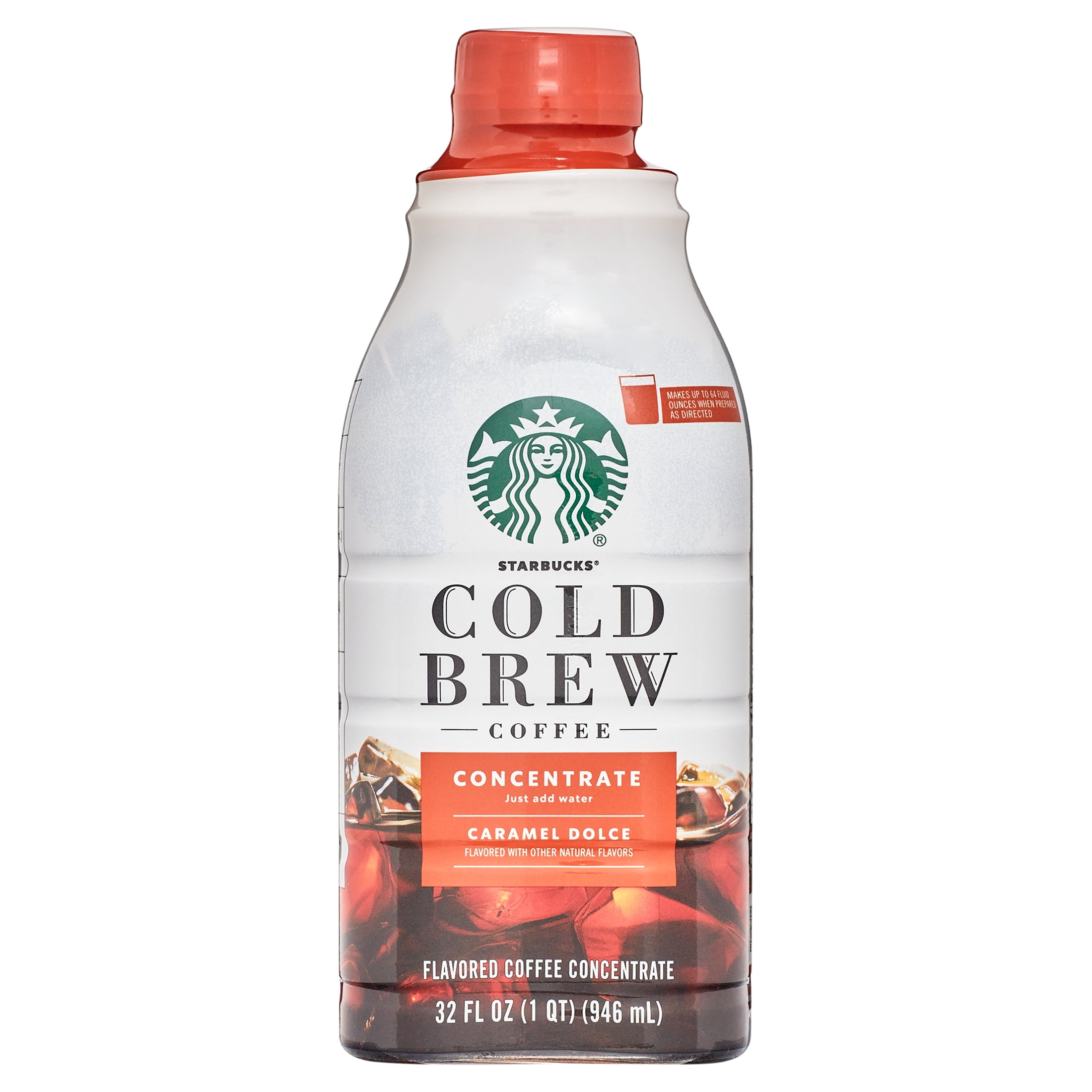 Starbucks Cold Brew Caramel Dolce Bottled Coffee Drink Concentrate 32 starbucks-cold-brew-caramel-dolce-bottled-coffee-drink-concentrate-32