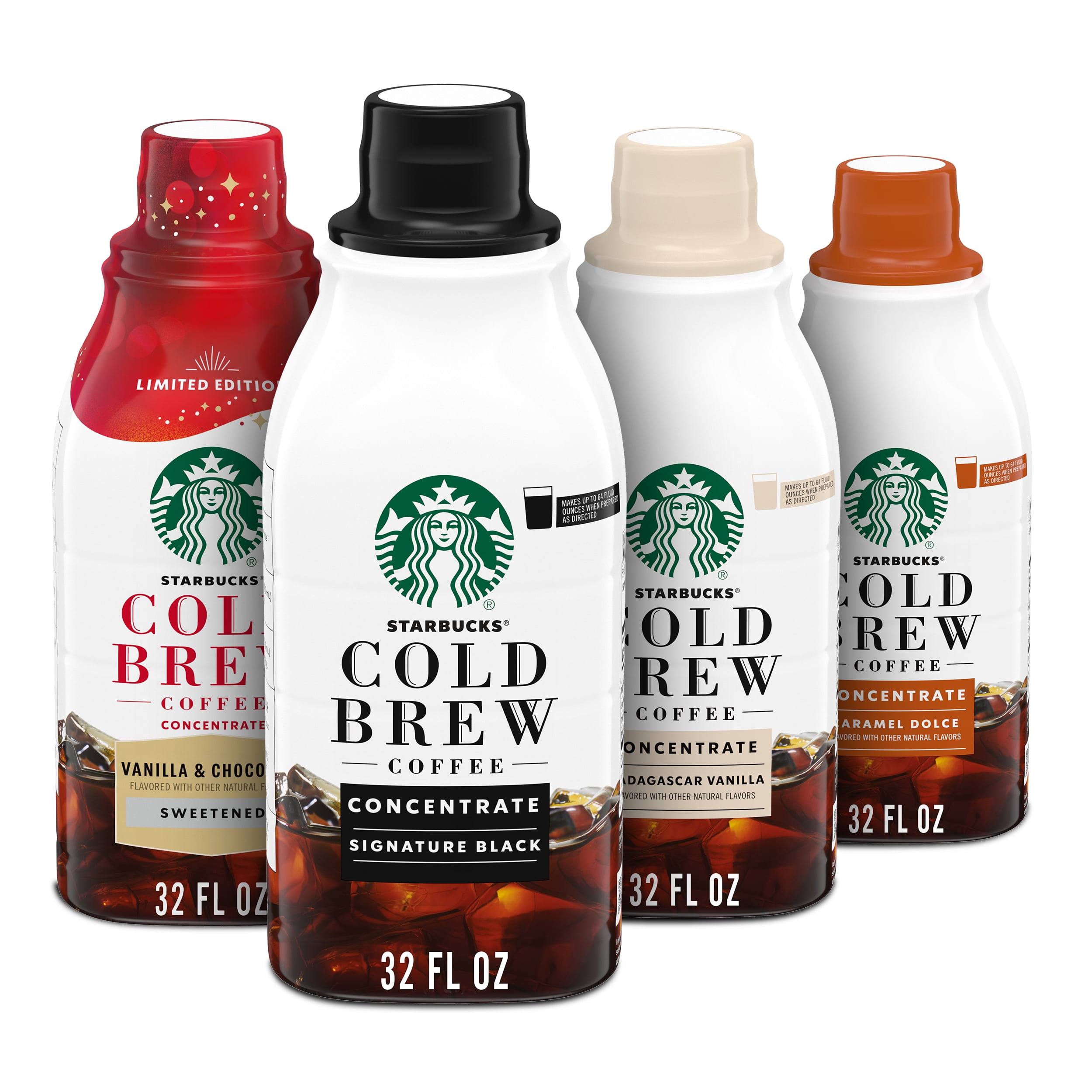 Starbucks Cold Brew Coffee Concentrate Variety Pack 4 Multi Serve Starbucks Cold Brew Coffee Concentrate Variety Pack 4 Multi Serve Bottles 128 Fl Oz 57d8bb5c 3fc5 4ac8 8703 