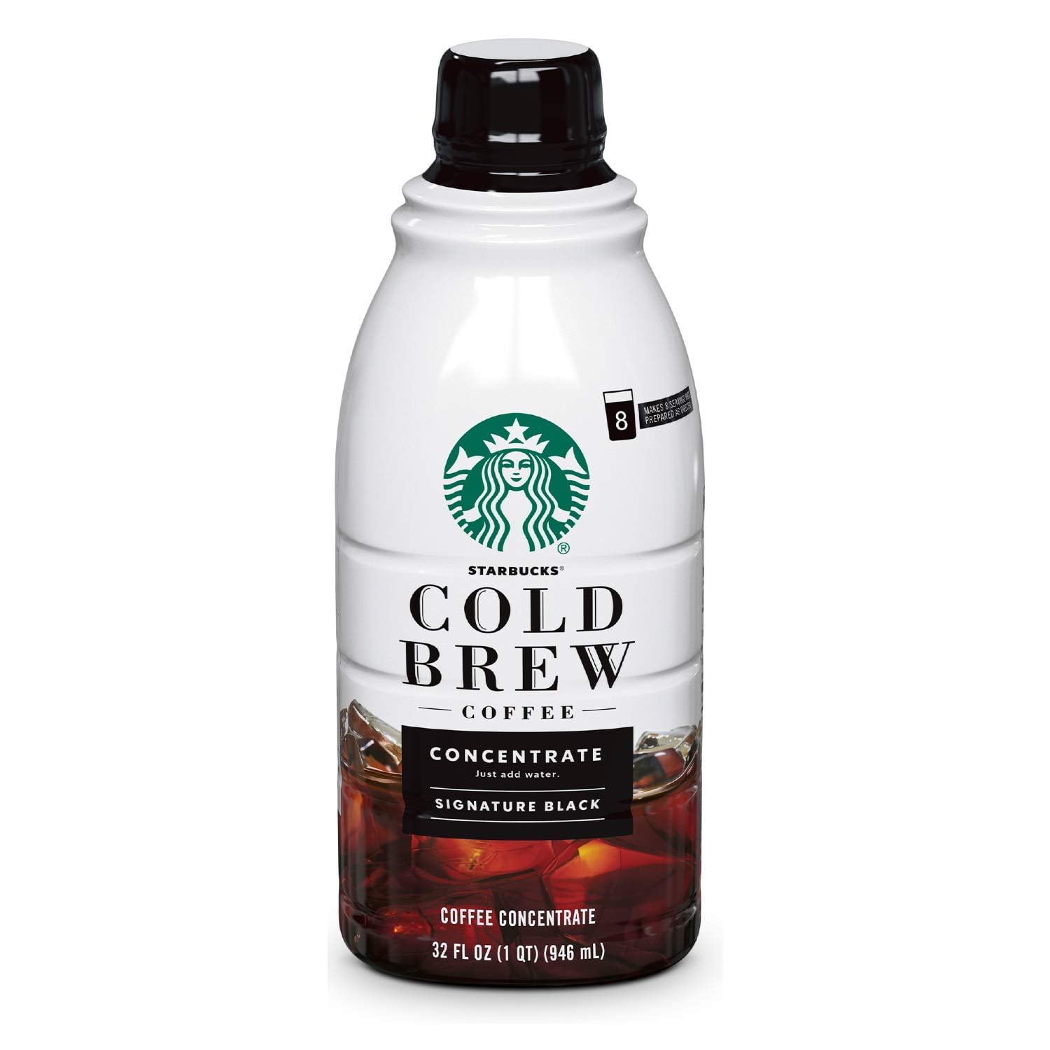 Generic Starbucks Cold Brew Coffee, Signature Black, Pitcher Packs, 8.6 Oz,  Pack of 3