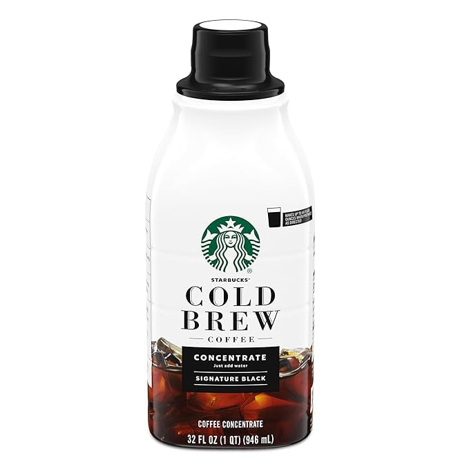 Starbucks Cold Brew Multi Serve Concentrate Signature Black 32 fl oz