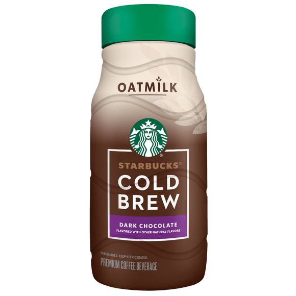 Starbucks Cold Brew Oat Milk Dark Chocolate Bottled Coffee Drink, 40 Fl Oz