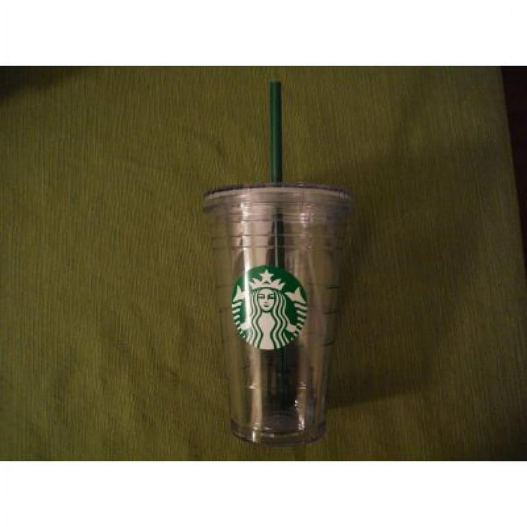 Starbucks Glass Can Cup 16 0z Glass Can and Straw Ice Coffee 