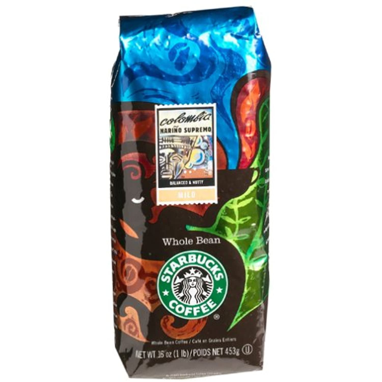 Grains de café Starbucks® Colombia Nariño™ 1KG (4x250gram)