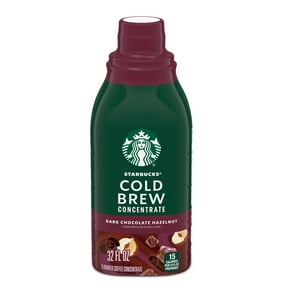 Starbucks Dark Chocolate Hazelnut, Cold Brew Coffee Concentrate, Iced Coffee, 32 fl oz
