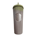 thumbnail image 1 of Starbucks Fall 2024 Green & Purple Studded Gradient Cold Cup Tumbler, Venti 24oz, 1 of 4