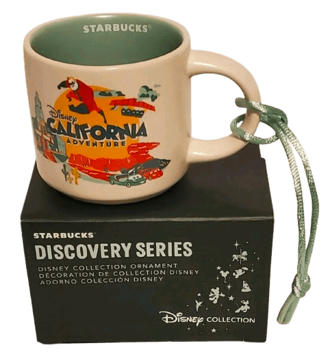 Starbucks Discovery Series Disney's California Adventure Mini Espresso 2oz Demitasse Ceramic Mug