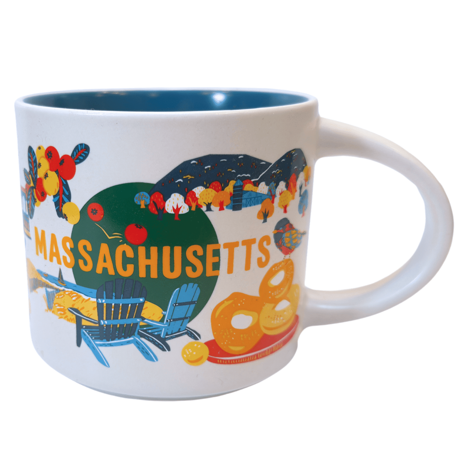 Starbucks Discovery Series Massachusetts Ceramic Mug, 14 Oz 