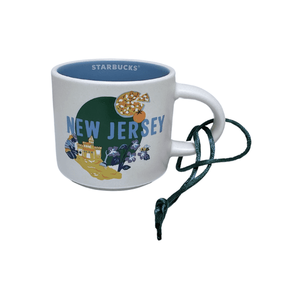Starbucks Discovery Series New Jersey Ceramic Demitasse Ornament Mug, 2 Oz