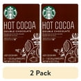 (2 pack) Starbucks Double Chocolate Hot Cocoa, 6 count Carton