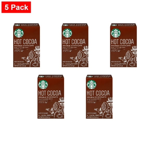 Starbucks Double Chocolate Hot Cocoa Mix 8 ct - 5 Pack