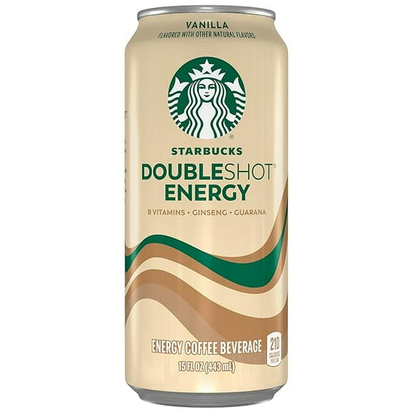 Starbucks Double Shot Energy Drink, Vanilla, 15 Fl Oz