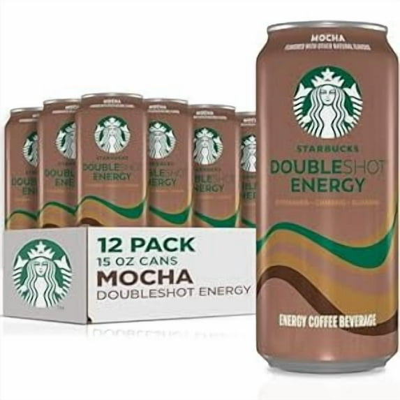 Starbucks Double Shot Energy Mocha 15 Fl Oz Can, 12 Pack