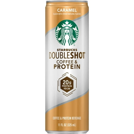 Starbucks Doubleshot Caramel Coffee & Protein Iced Coffee Drink, 11 fl oz