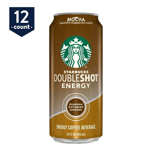 Starbucks Doubleshot Energy, Mocha, 15 oz Cans, 12 Count - Walmart.com