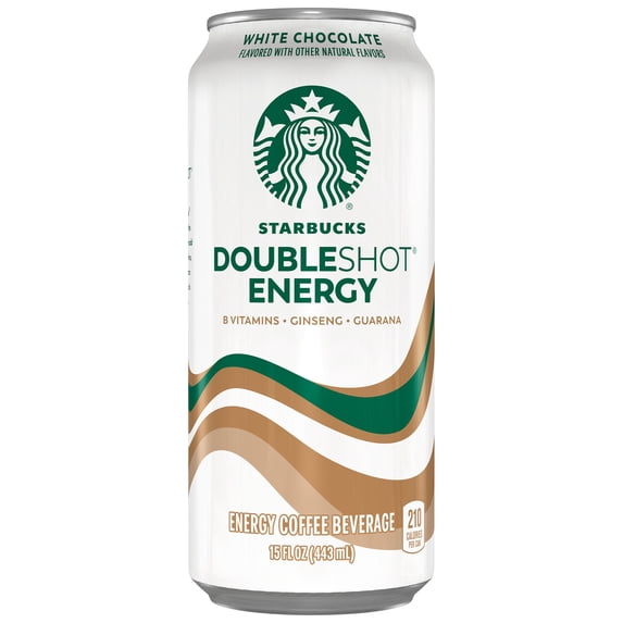 Starbucks Doubleshot Energy White Chocolate Coffee Energy Drink, 15 oz Can