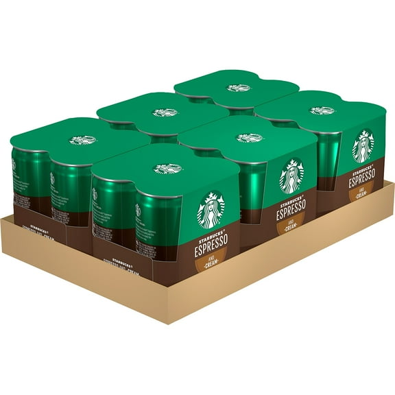 Starbucks Doubleshot Espresso & Cream Cold Brew Coffee 6.5 fl. oz. 24/Carton (19286) PEP10451