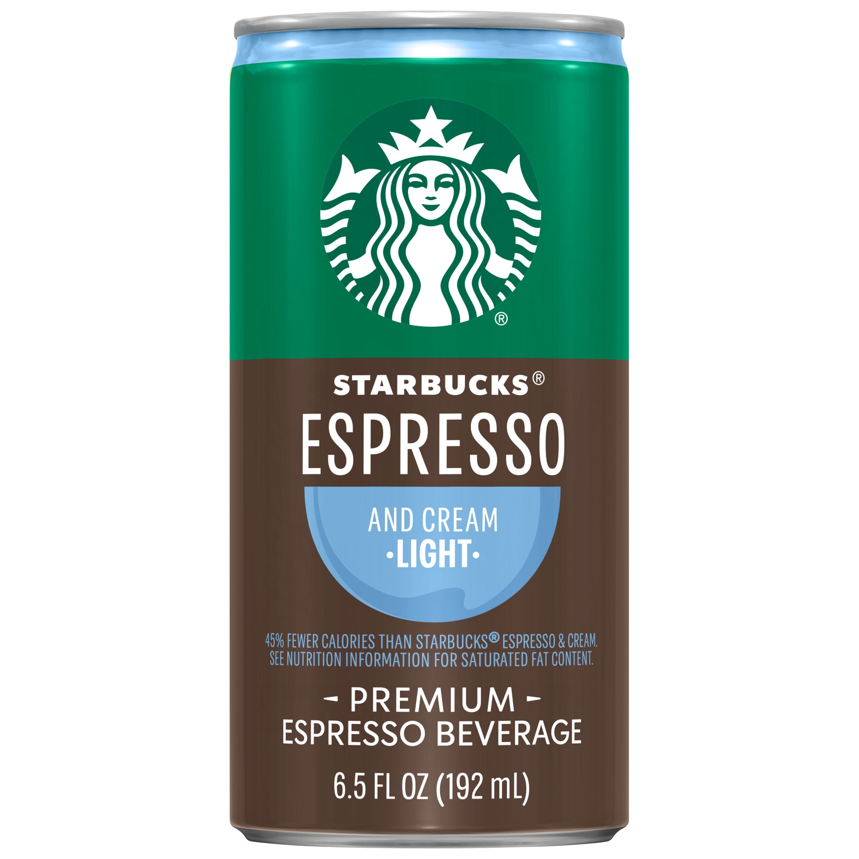 Starbucks Doubleshot Espresso & Cream Light Premium Coffee 6.5 oz